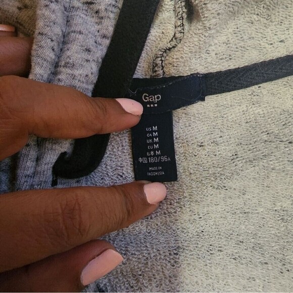 Gap Hoodies Men's Medium Gray Pullover Sweatshirts - Picture 5 of 10